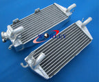 Aluminum Radiator + Red Hose for HUSQVARNA HUSKY AE/CR/WR/XC 400/430/500 (84-87)