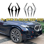 4 x Front Bumper Side Fin Canards Splitter for BMW X6 (2023–2025)