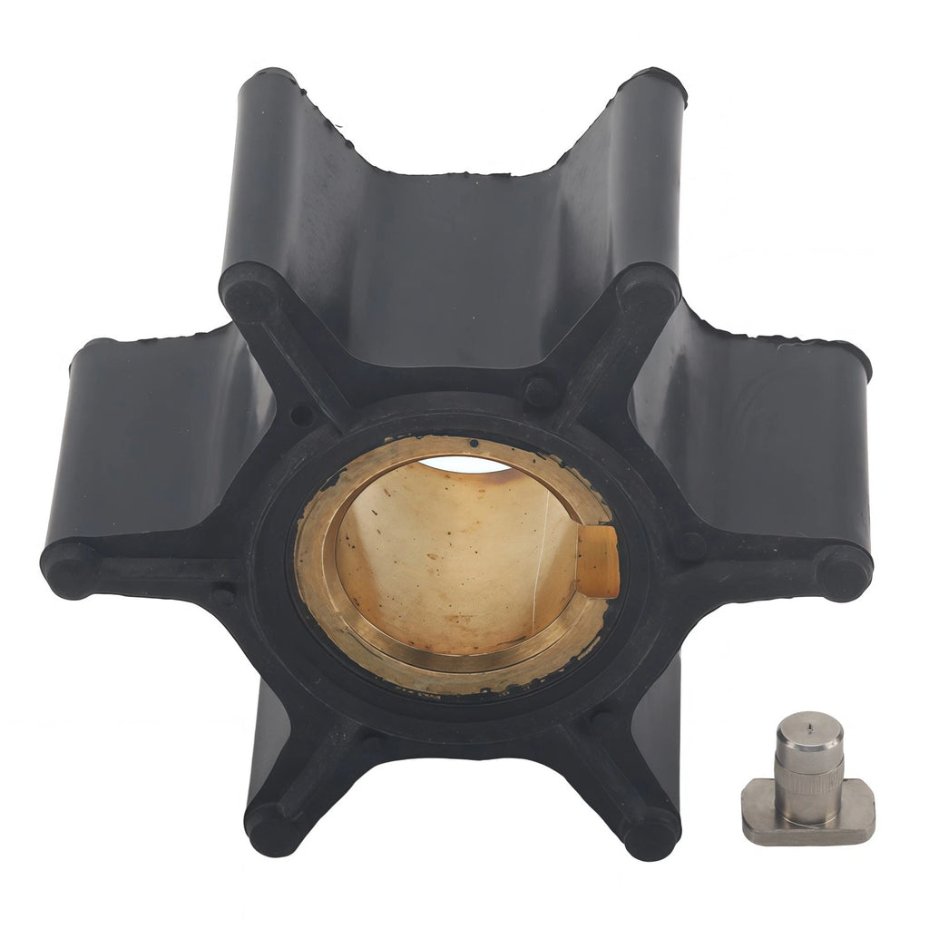 Water Pump Impeller & Key for Evinrude Johnson Outboard (1.2-6 HP)