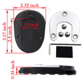 Side Stand Plate Kickstand Pad for Yamaha FJR1300 (2001–2019) - Black Aluminum