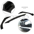 Glossy Black Front Lip Splitter for Honda Civic Sedan & Coupe (2016–2021)