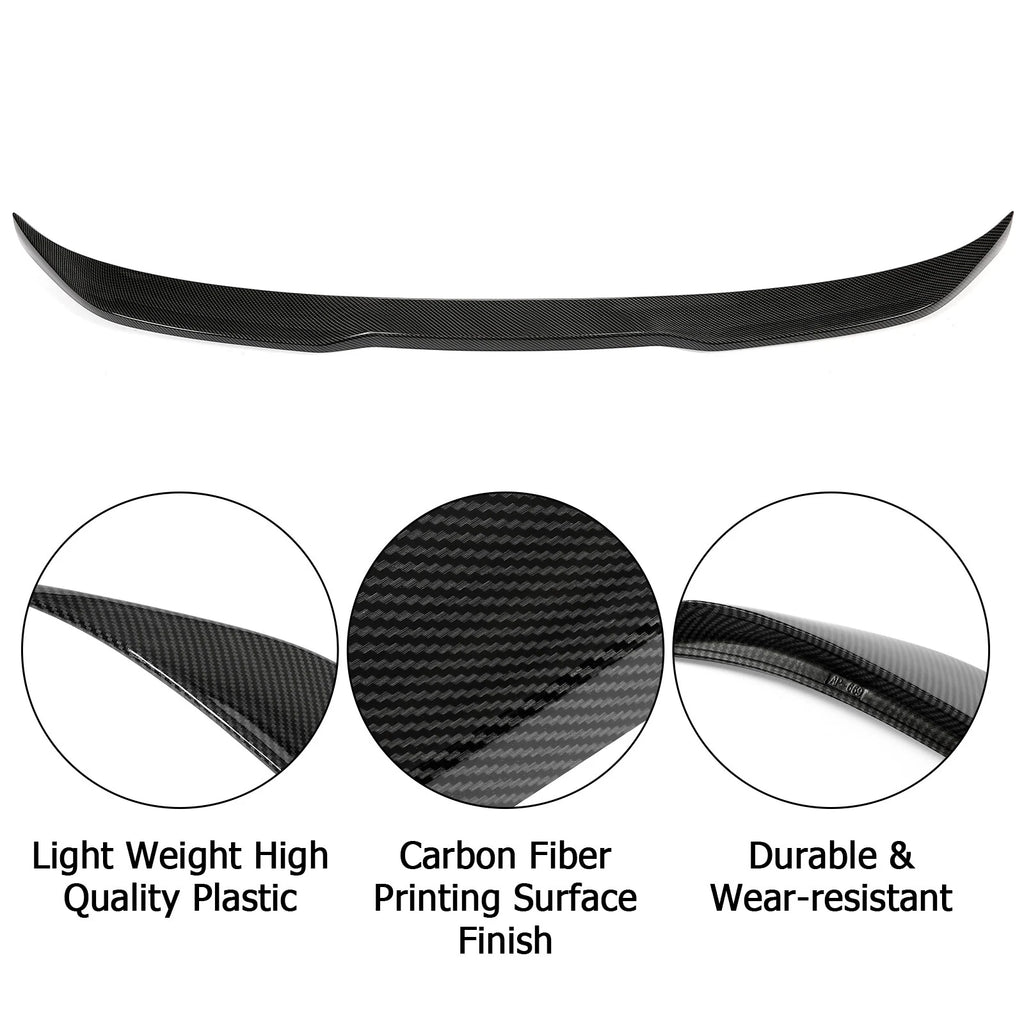 Carbon Fiber Style Rear Trunk Spoiler for BMW 5-Series M5 G30 (2017–2023)