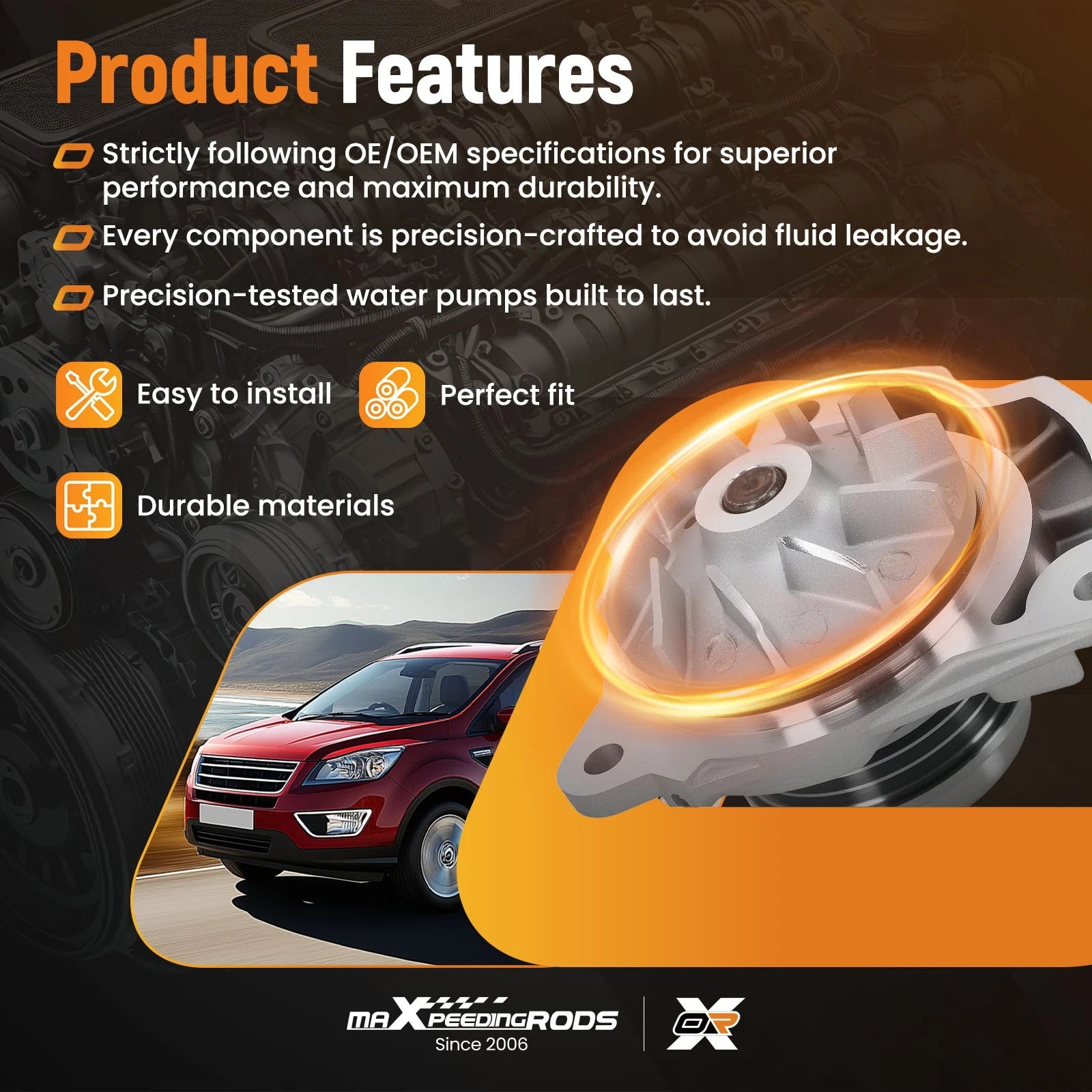 Coolant Water Pump for Mazda Tribute (2009-2011)