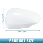 Left Rearview Mirror Cover No. 8794552170B3 for Toyota Prius C (2012–2018) White