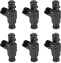 6PCS Fuel Injector 0280156131 12571159 2171552 for Cadillac CTS SRX STS (2003–2011)
