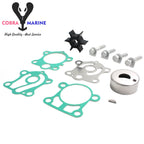 Outboard Water Pump Impeller Kit for Yamaha 15/30Hp (6J8-W0078-A2, 6J8-W0078-A2-00)