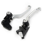 CNC Silver Pivot Clutch Brake Levers for Suzuki DRZ400S/SM/E (2000-2022)