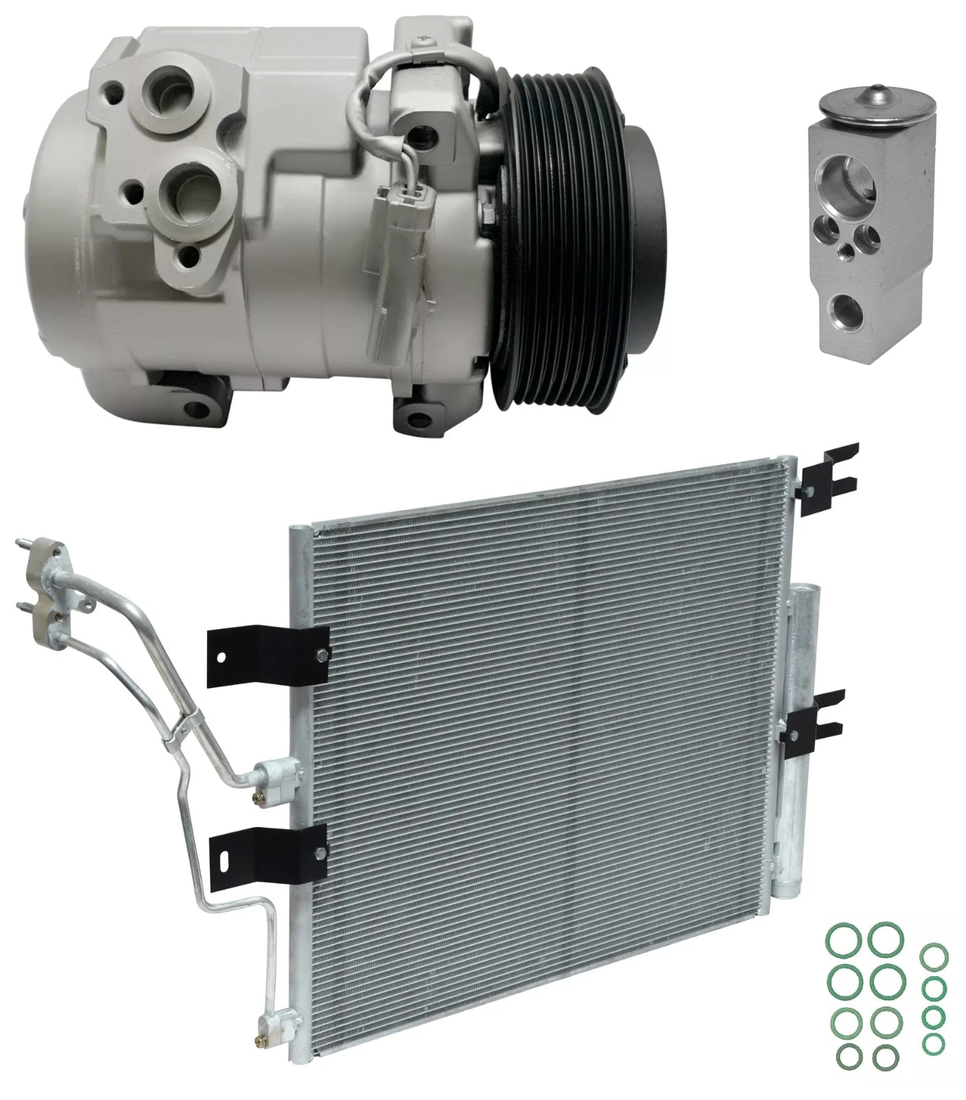 AC Compressor Kit With Condenser for Ram 4500 6.7L Turbo (2011–2018)