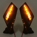 LED Light Racing Side Mirrors for Can Am Maverick X3 Max Turbo R (2017–2023)