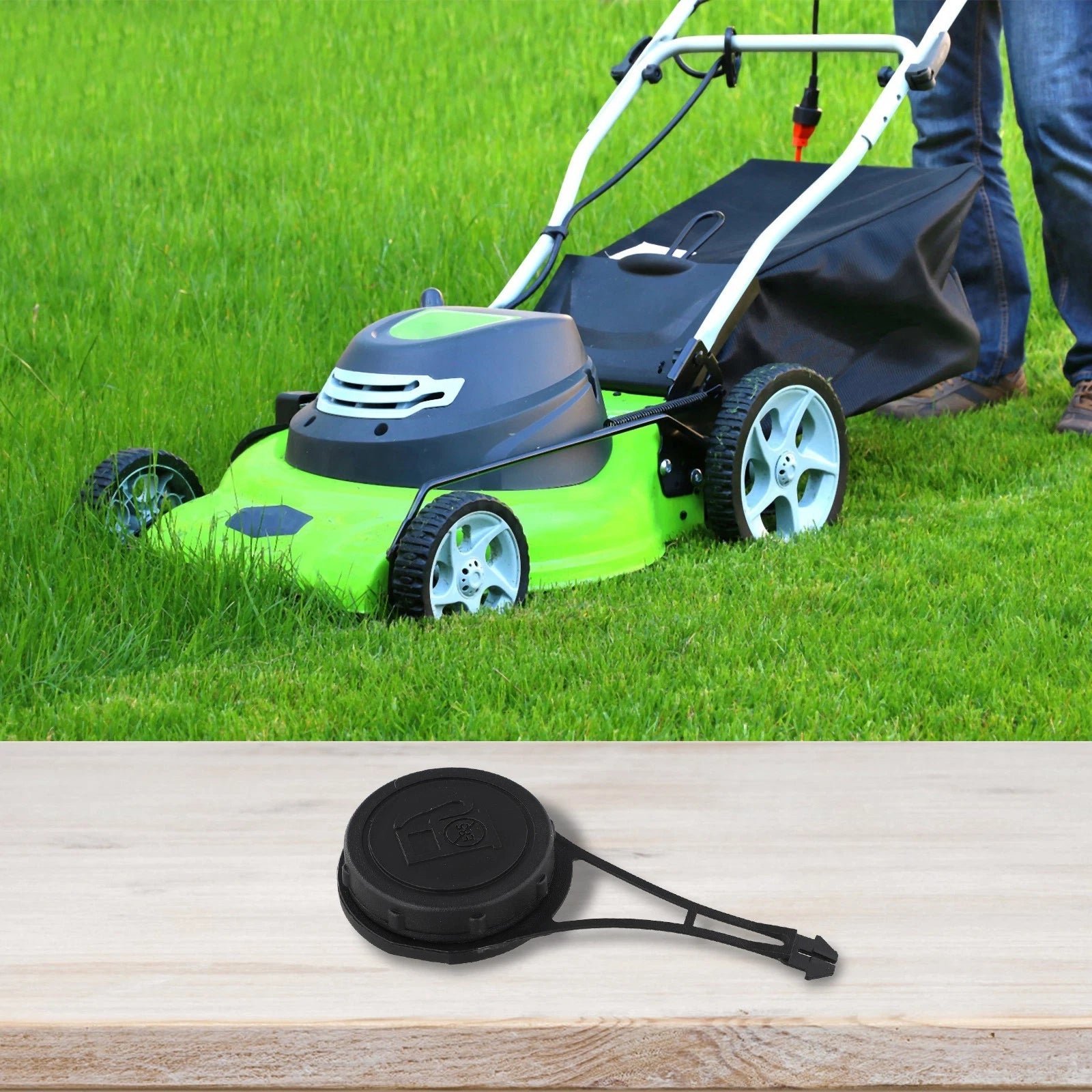 Fuel Cap for Lawn Equipment (Plastic)