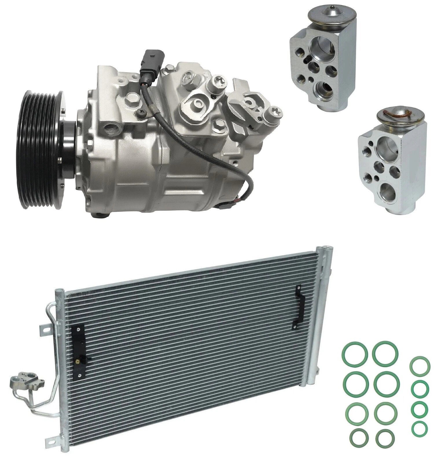 A C Compressor Kit With Condenser for Volkswagen Touareg 3.6L (2009–2015)