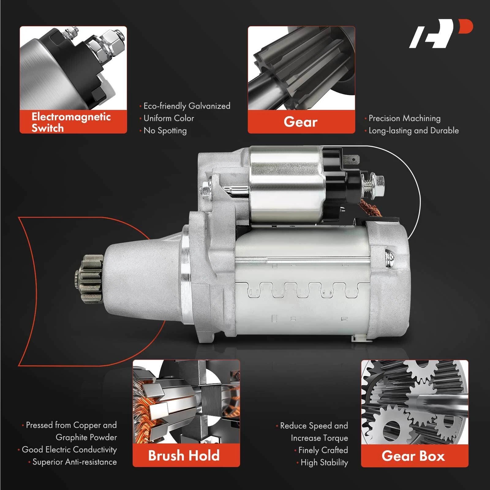 Starter for Scion FR-S, Subaru BRZ, Toyota (2013–2016)