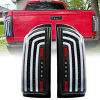 LED Tube Bar Clear Tail Lights for Dodge Ram 1500 2500 3500 (2007–2009)