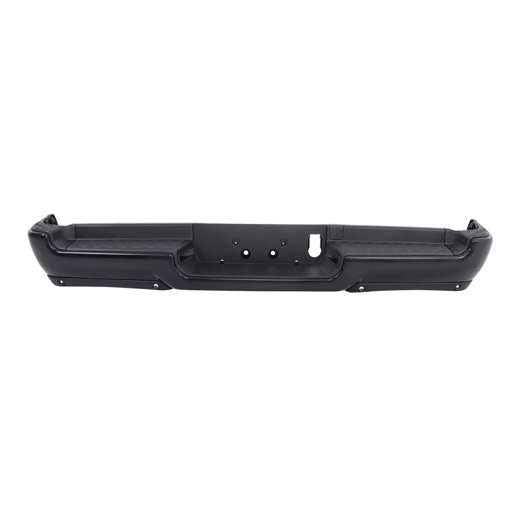 Rear Step Bumper for RAM 1500 (2019–2024) with Single Exhaust, Sensor Holes
