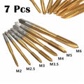 7pc Thread Tap Set for Furniture Assembly