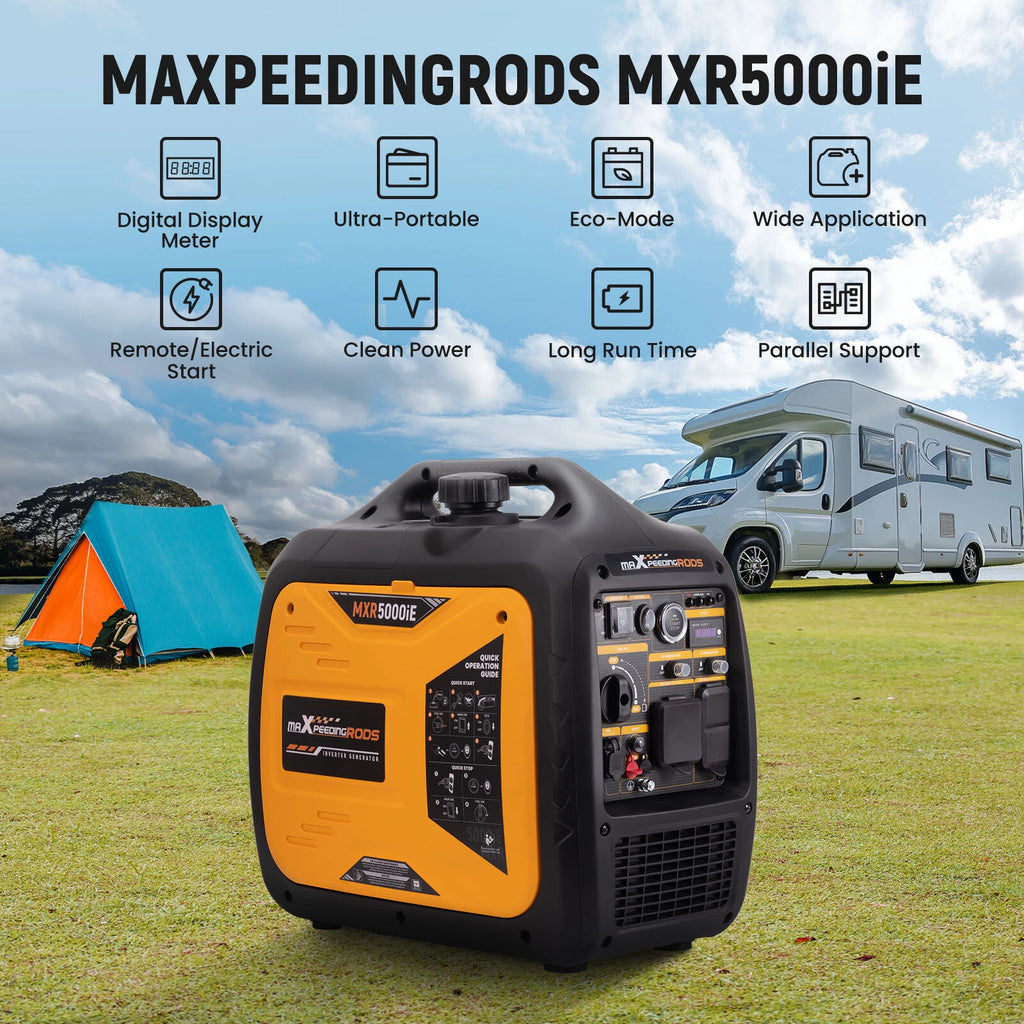 Portable Inverter Generator for Gas Powered Remote Start (120V)