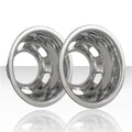 2 REAR 17" Chrome Dual Wheel Simulators Dually Covers for 2003-18 DODGE RAM 3500