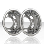 2 REAR 17" Chrome Dual Wheel Simulators Dually Covers for 2003-18 DODGE RAM 3500