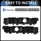 1 Pair Front Bumper Retainer Bracket No. 86552K2000 for Hyundai Venue (2020–2023)