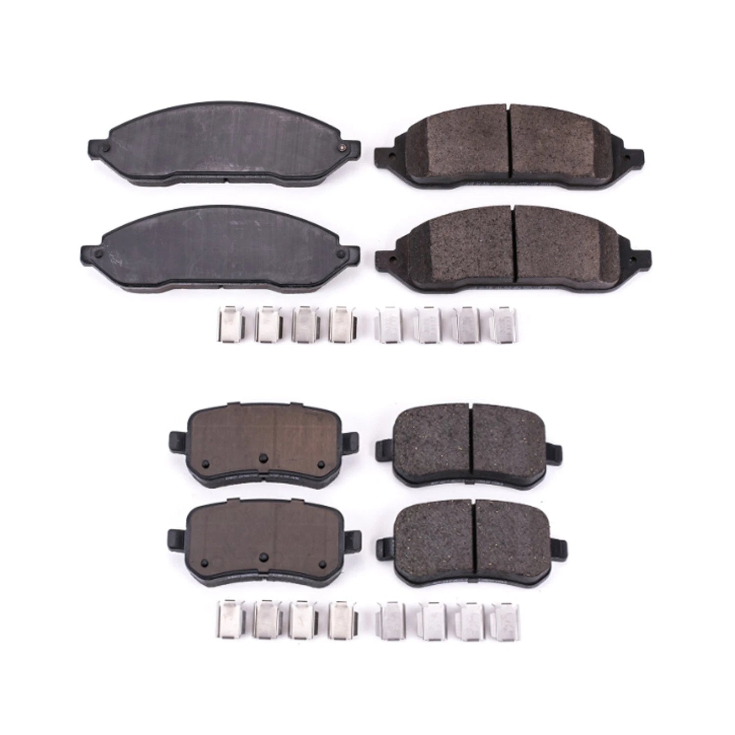 PowerStop Front & Rear Carbon Fiber Ceramic Brake Pads Kit for Freestar (2004–2007)