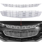 Chrome Snap On Grille Overlay for Chevy Malibu (2016–2018) LS LT Sedan