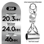 Fishing Bait Retention Pin for Ribbonfish Rig (6.0mm, 7.0mm)
