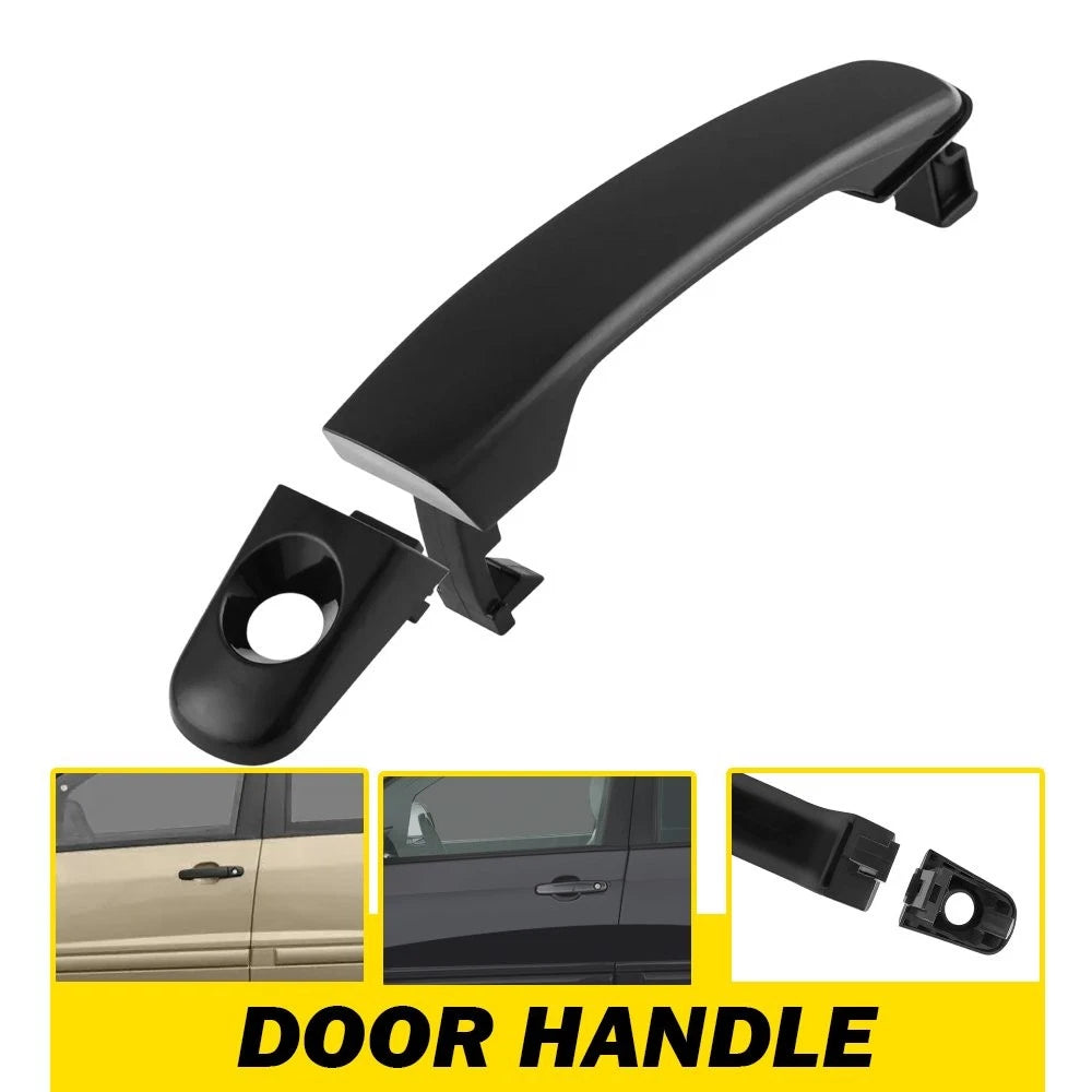 Exterior Door Handle for Chevy Equinox (2005–2009) Left Smooth Black EXV