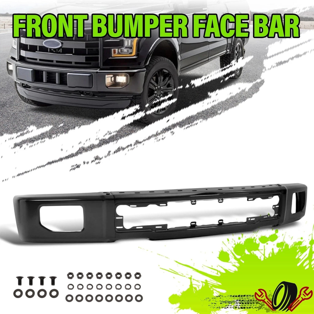 Front Bumper Face Bar for Ford F-150 (2015–2017) with Fog Light Holes