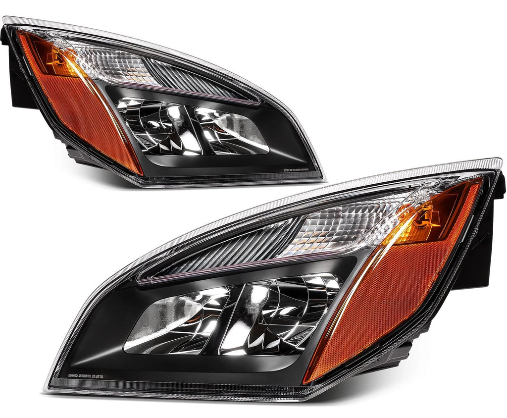 2X Halogen Headlights with Bulbs for Freightliner Cascadia (2018–2026)