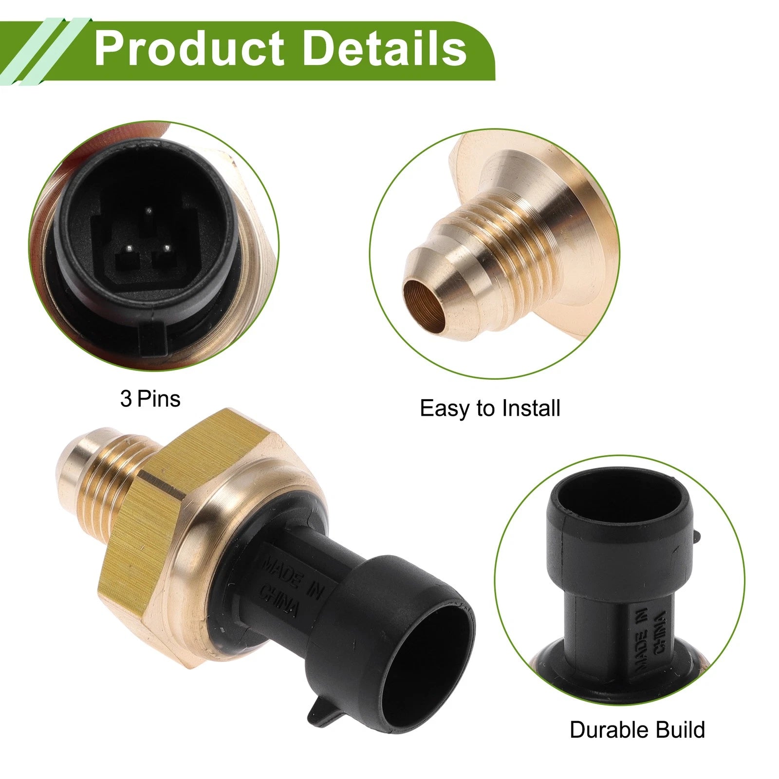 Fuel Injection Pressure Sensor No.1846480C2 for Ford Navistar MaxxForce (2007–2010)