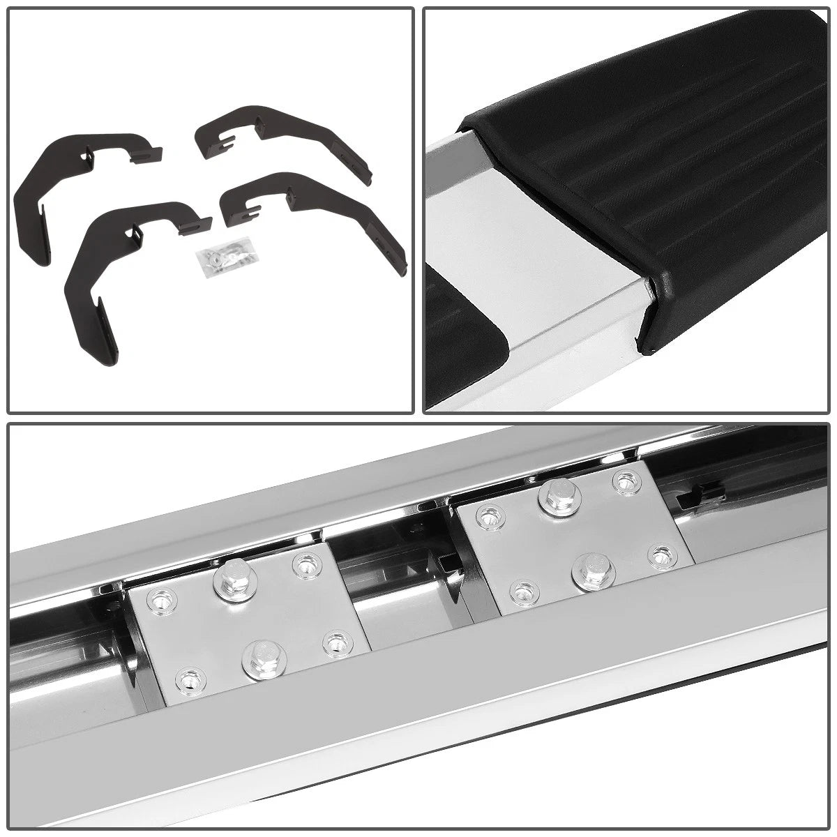 Set of 2 Running Board Step Bars for Silverado Sierra (2007–2019)