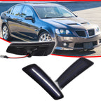 2X Smoked LED Front Bumper Side Marker Lights for Pontiac G8 (2008–2009)