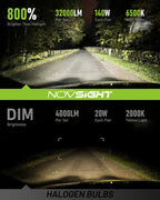 2X H11 LED Headlight Bulbs 6500K 32000LM 140W for