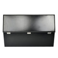 Tool Box for Pickup Truck (44"x15"x15") - Black Steel with Lock & Key