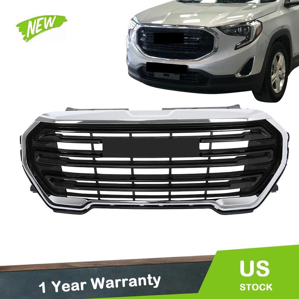 Chrome Front Upper Bumper Grille for GMC Terrain SLE/SLT (2022–2023)