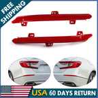Set of 2 Rear Bumper Reflector Lights for Honda Accord (2018–2022)
