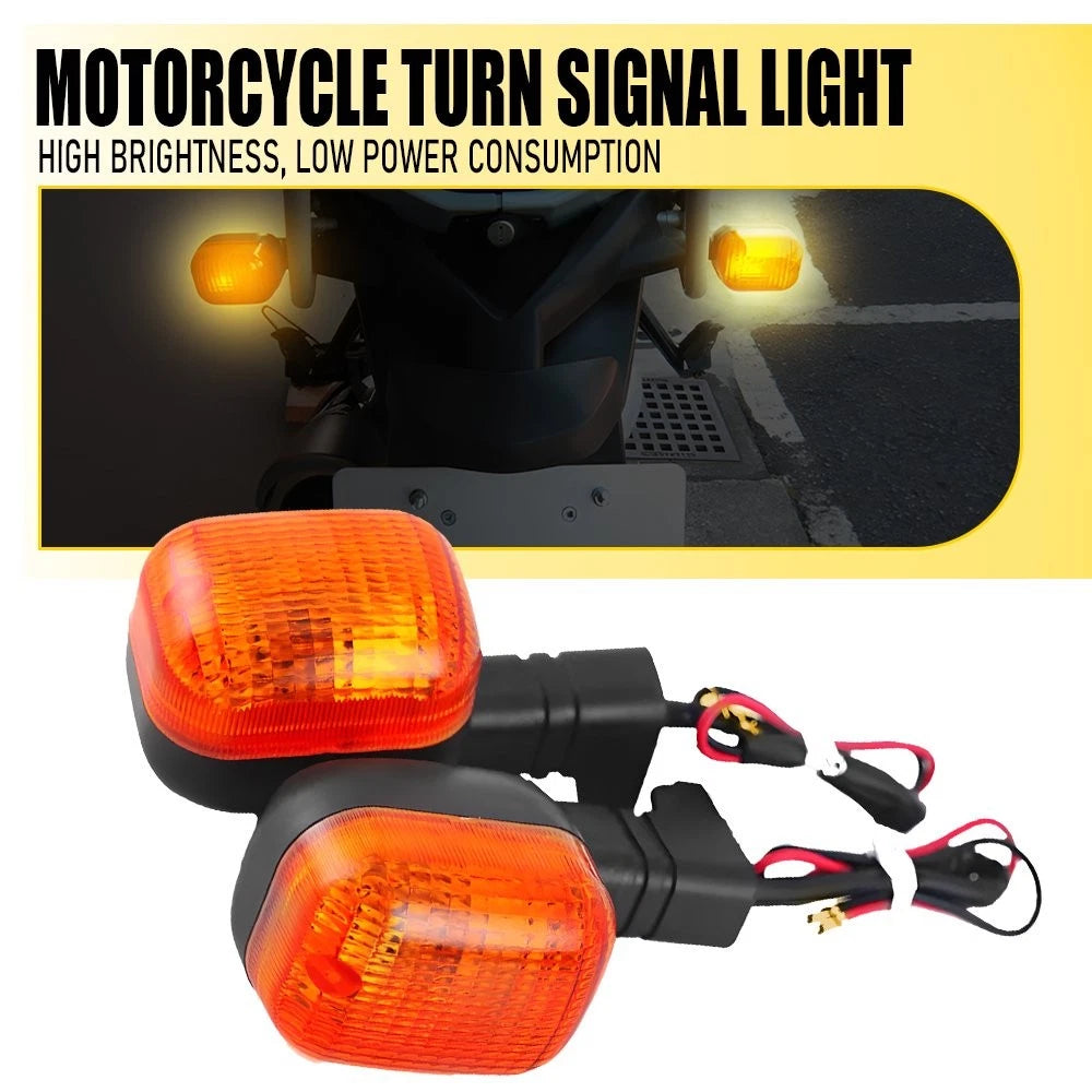 2X Rear Amber Turn Signal Lights for BMW F 650 Funduro (1996–2003) EXV