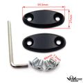 Black Mirror Block Off Base Plates for Honda CBR 600 F4 F4i 900 RR 929 954 1000R