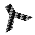 Carbon Black Door Wall Window Badge Emblem Decals for