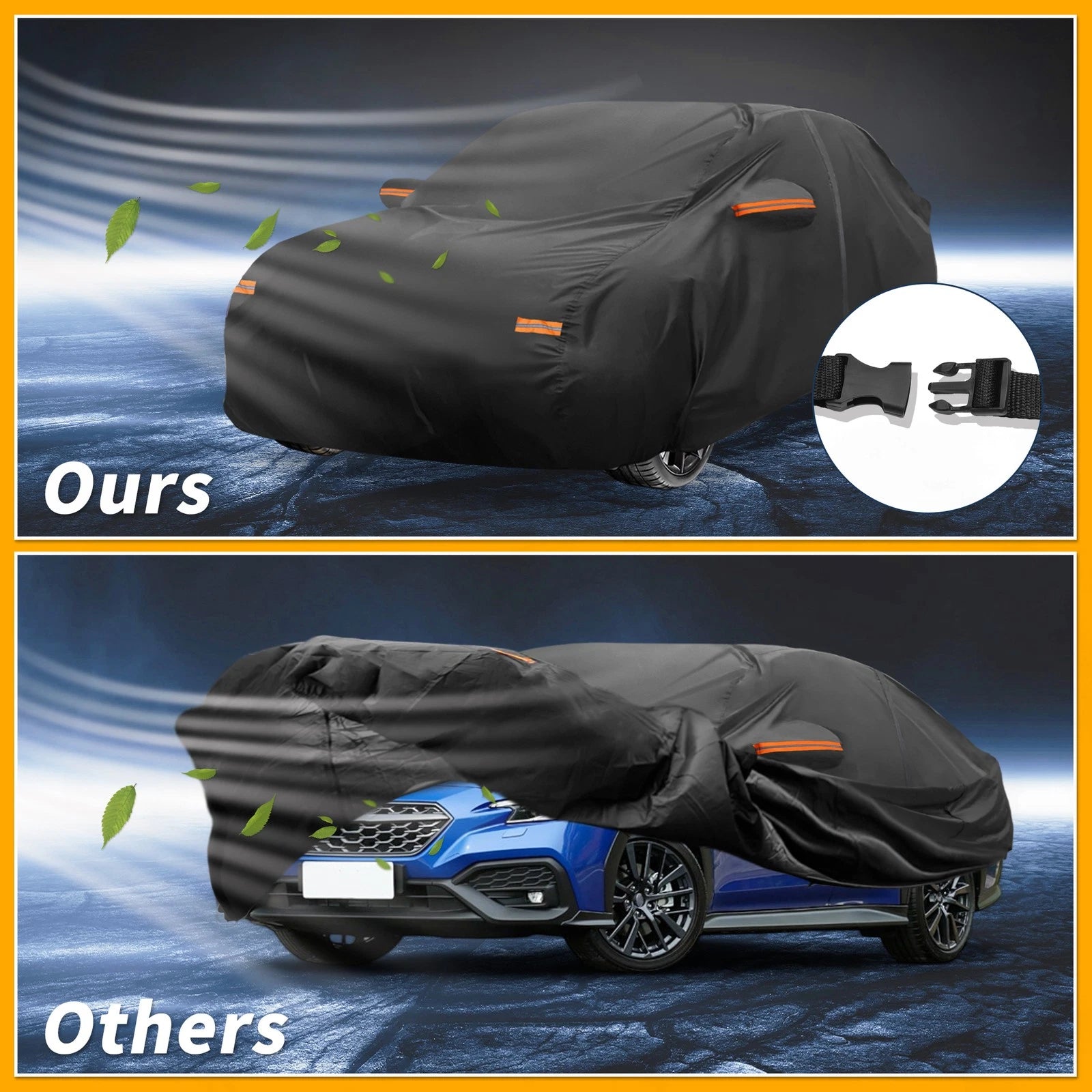 Car Cover Waterproof All Weather for Subaru WRX Sedan (190T-PU)