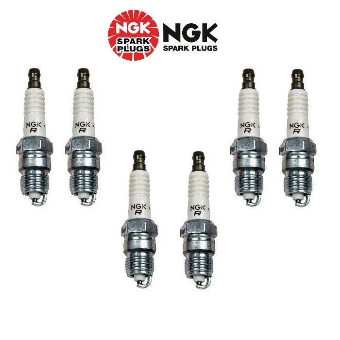 Set of 6 Spark Plugs 2771/UR5 for GMC V-Power (Made in Japan)