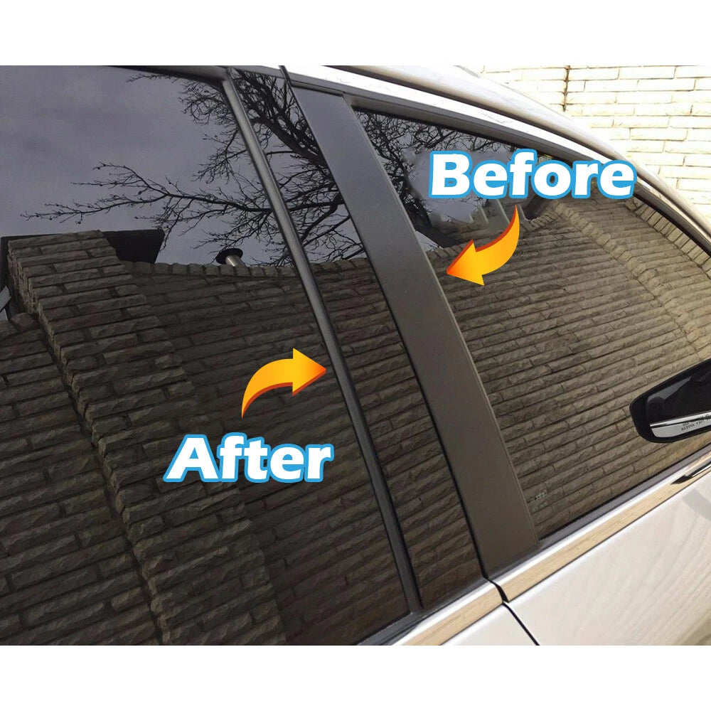 Door Cover Panel Trim for Dodge Charger (2011–2021) Black Pillar Posts