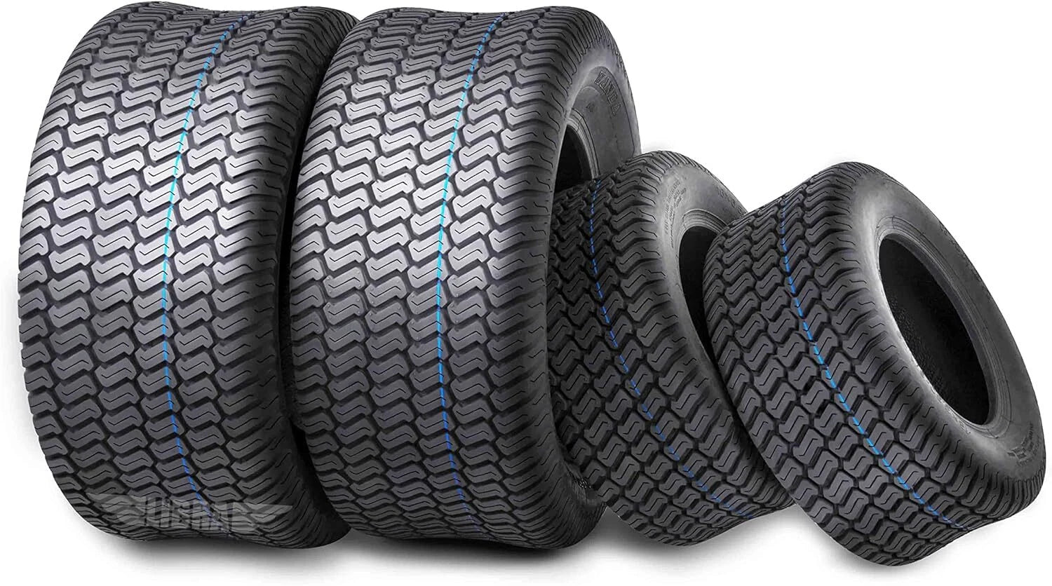 Set of 4 Wanda Turf Tires 15x6-6 Front & 20x10-10 Rear (4PR) - 13016/13041