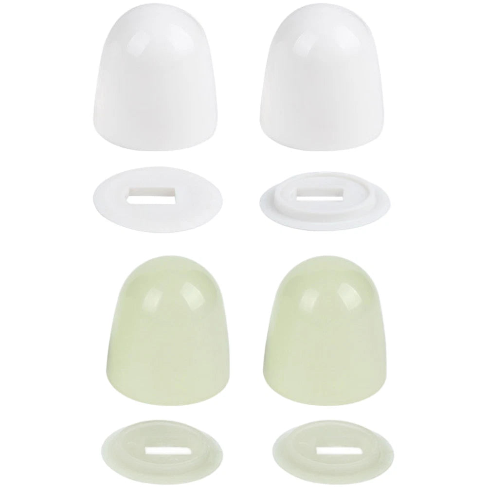 Glow in the Dark Toilet Screw Covers for Bathroom (Fluorescent)