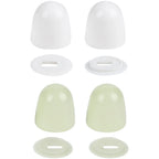 Glow in the Dark Toilet Screw Covers for Bathroom (Fluorescent)