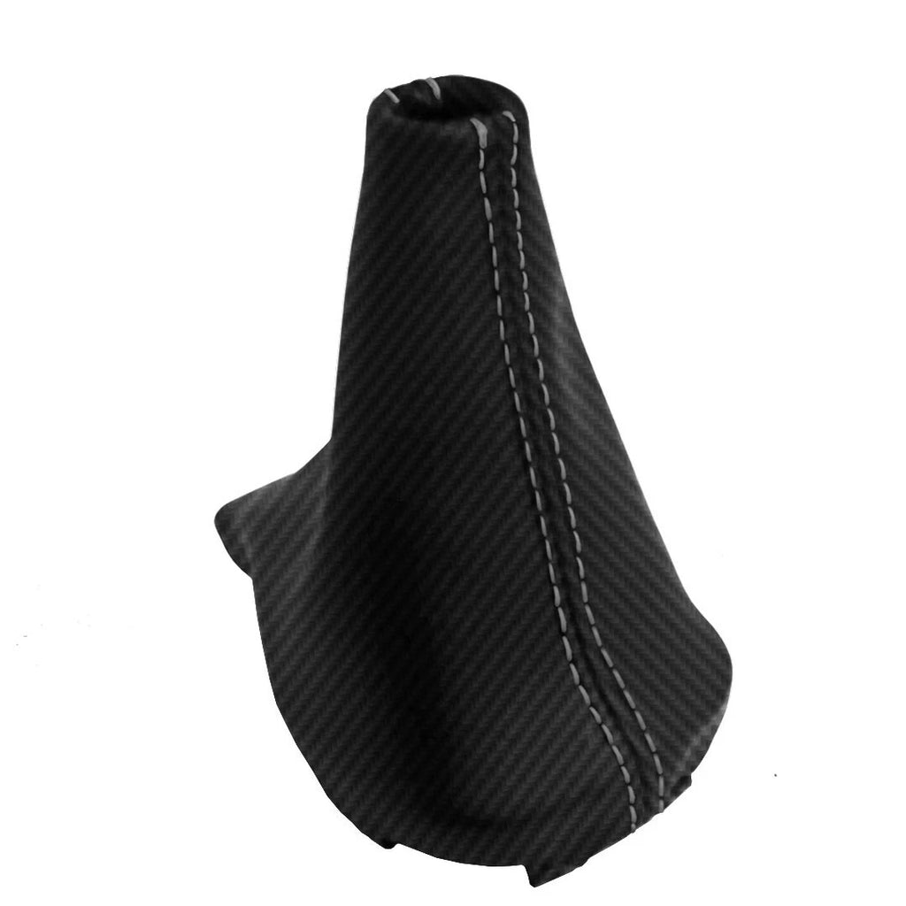 Automatic Shift Boot for Kia Soul (2011–2013) Carbon Fiber Gray Stitch