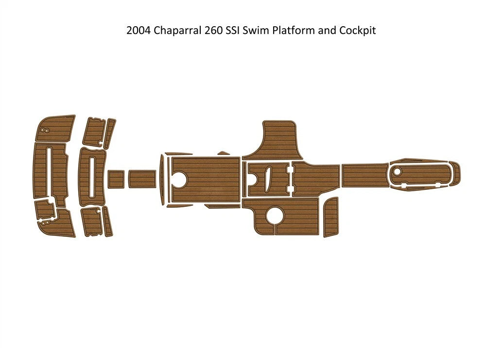 EVA Foam Teak Decking Flooring for Chaparral 260 SSI (2004)