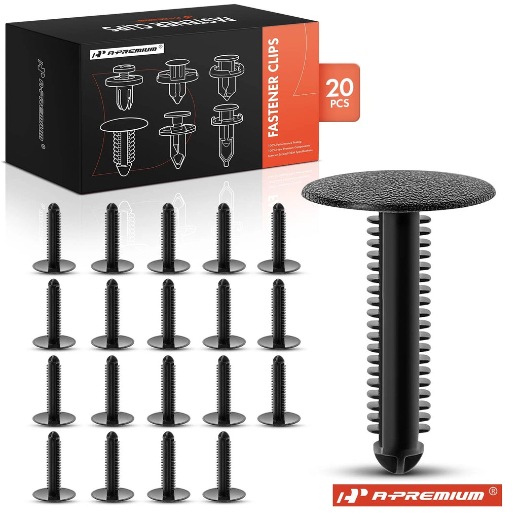20x Gray Nylon 8.6mm Fasteners for Nissan Altima (2013–2018)