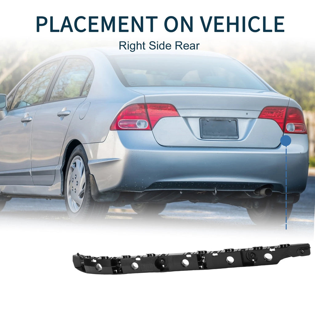 Right Rear Bumper Retainer Bracket No. 852204CE0A for Nissan Rogue (2014–2017)