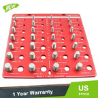 28-Piece Nut and Bolt Thread Checker Set (Metric & Standard)